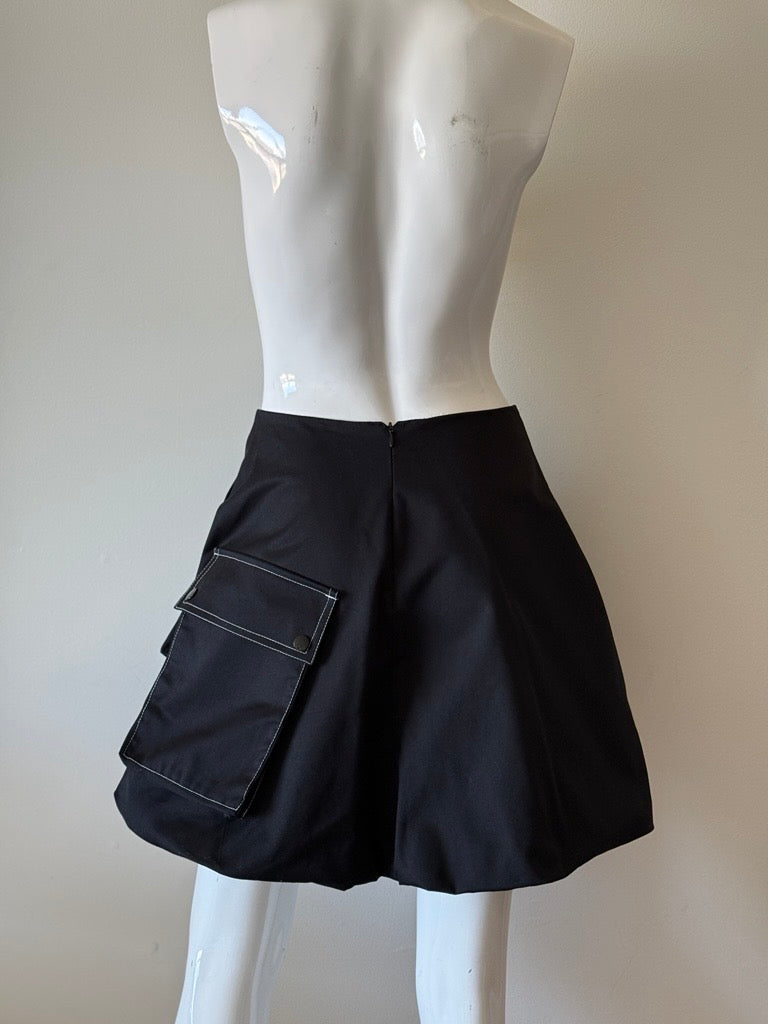 Cascade Bubble Mini Skirt