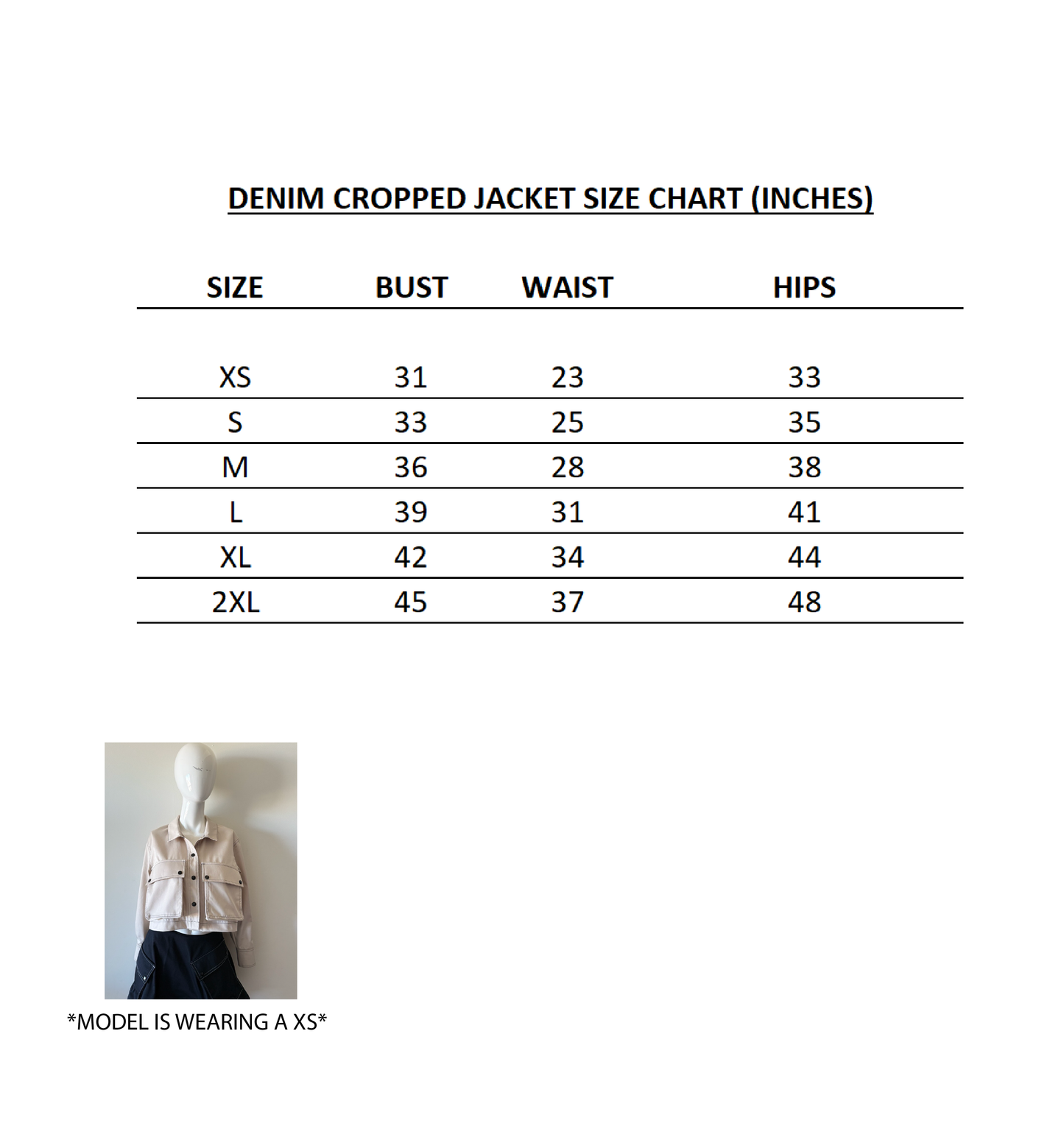 Zuri Cropped Jacket - SAMPLE