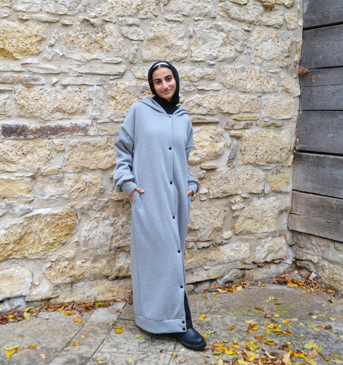 Dalia Hooded Abaya Jacket