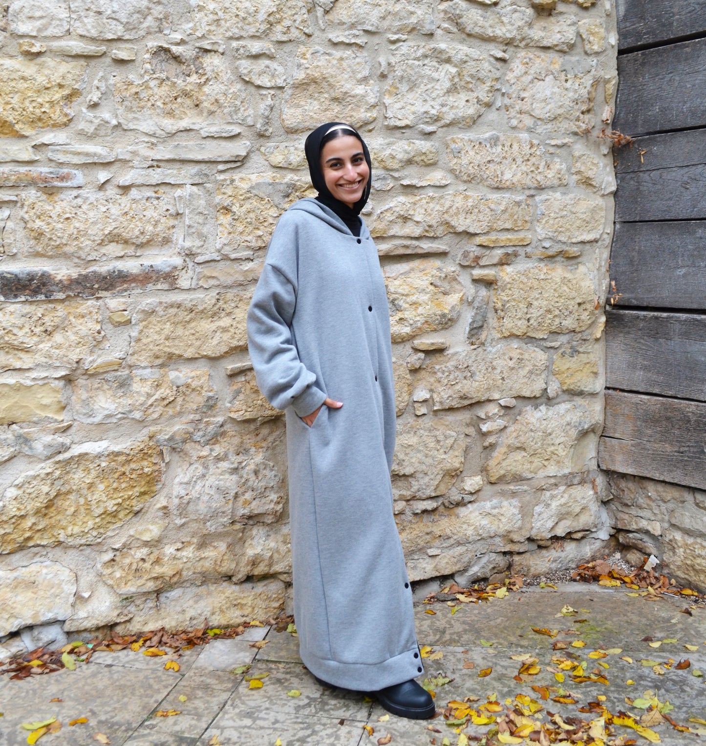 Dalia Hooded Abaya Jacket