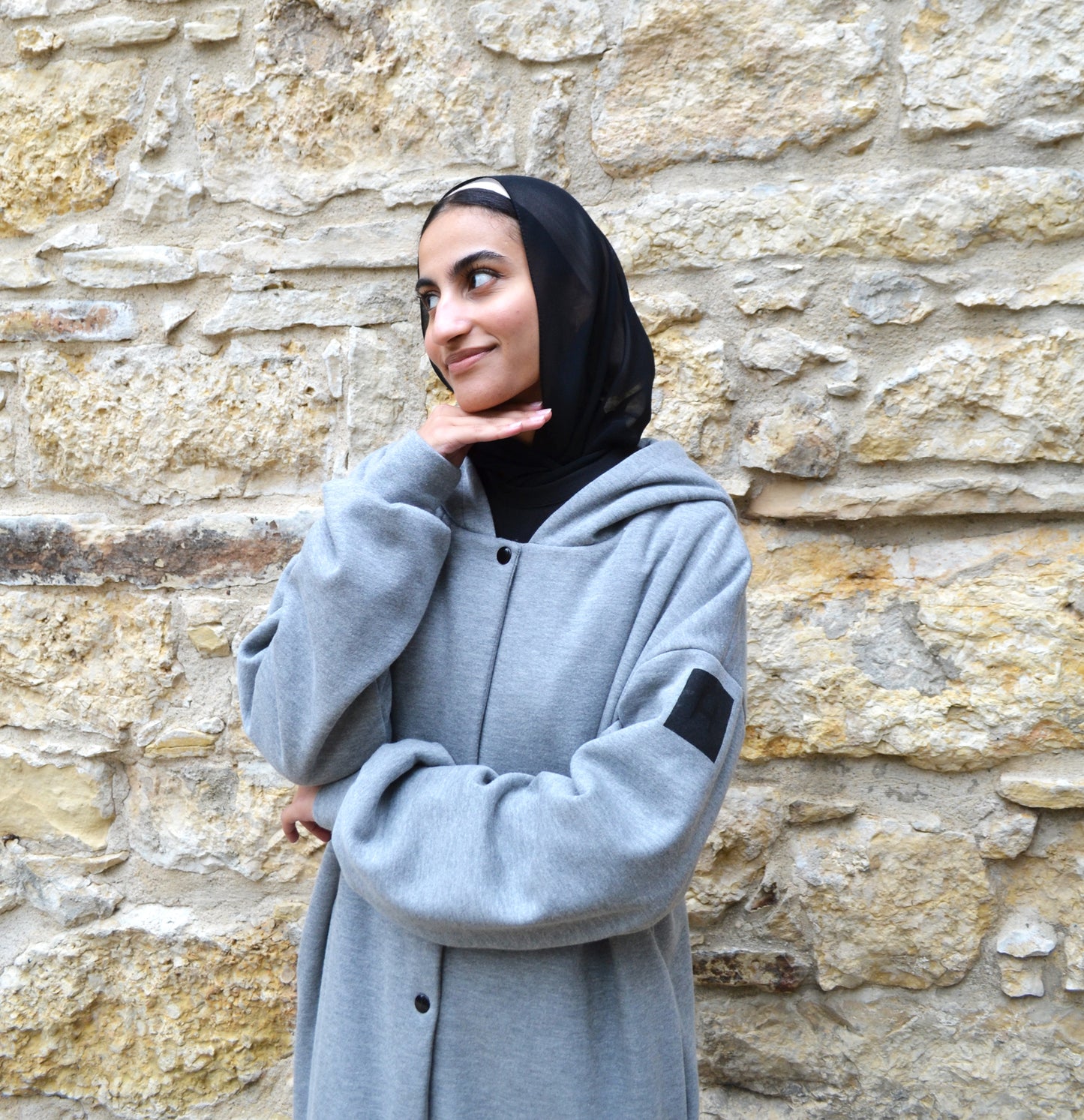 Dalia Hooded Abaya Jacket