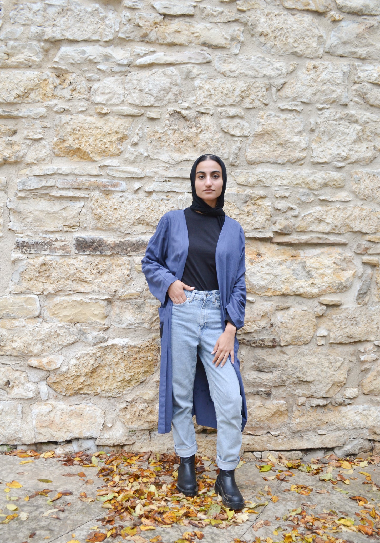 Aura Jacket - Bird Art Denim