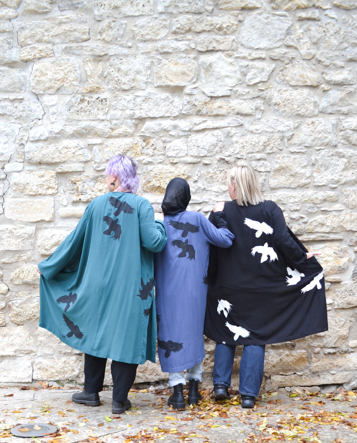 Aura Jacket - Bird Art Denim