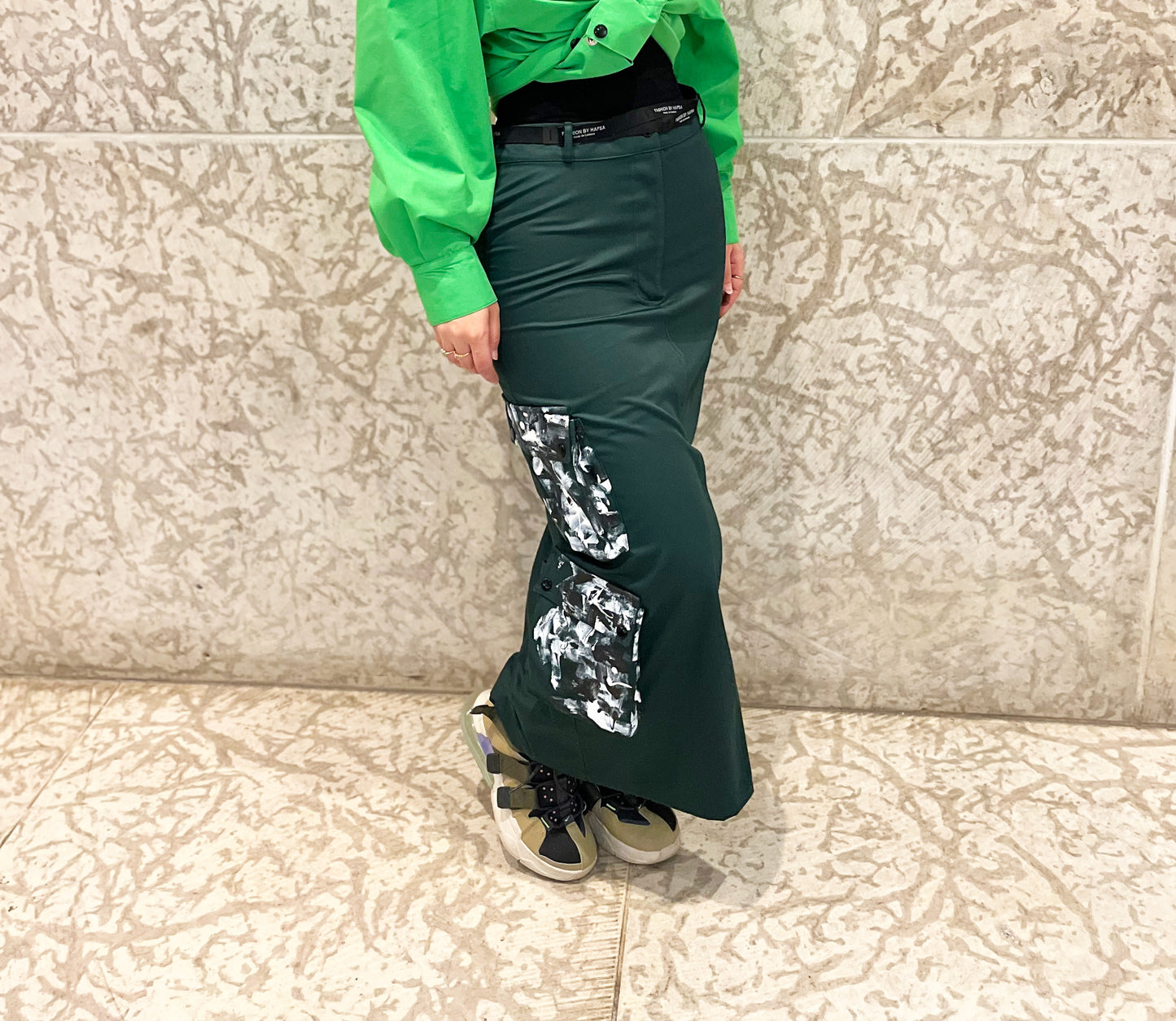 Jupiter Cargo Pocket Maxi Skirt - SAMPLE