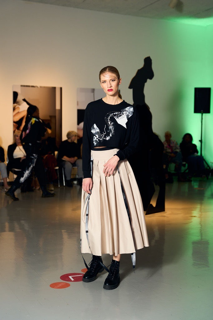 Dania Pleated Skirt - SAMPLE