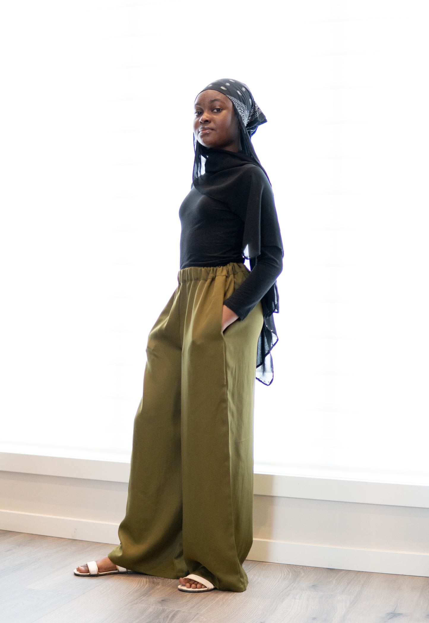 Jamil Trousers - Dark Khaki