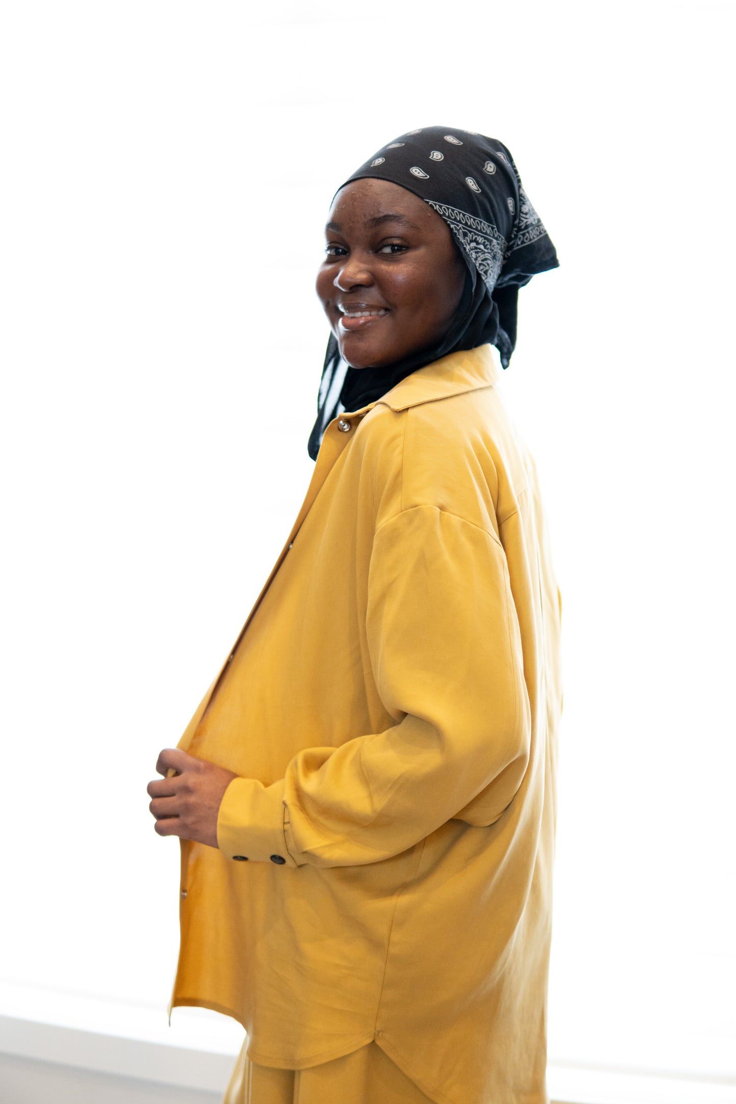 Sana Oversized Shirt - Mustard