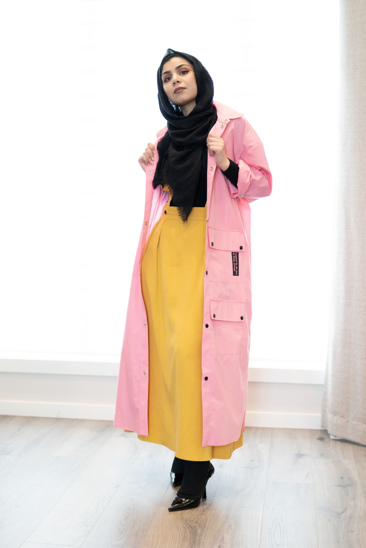 Sana Oversized Maxi Shirt - Bubblegum