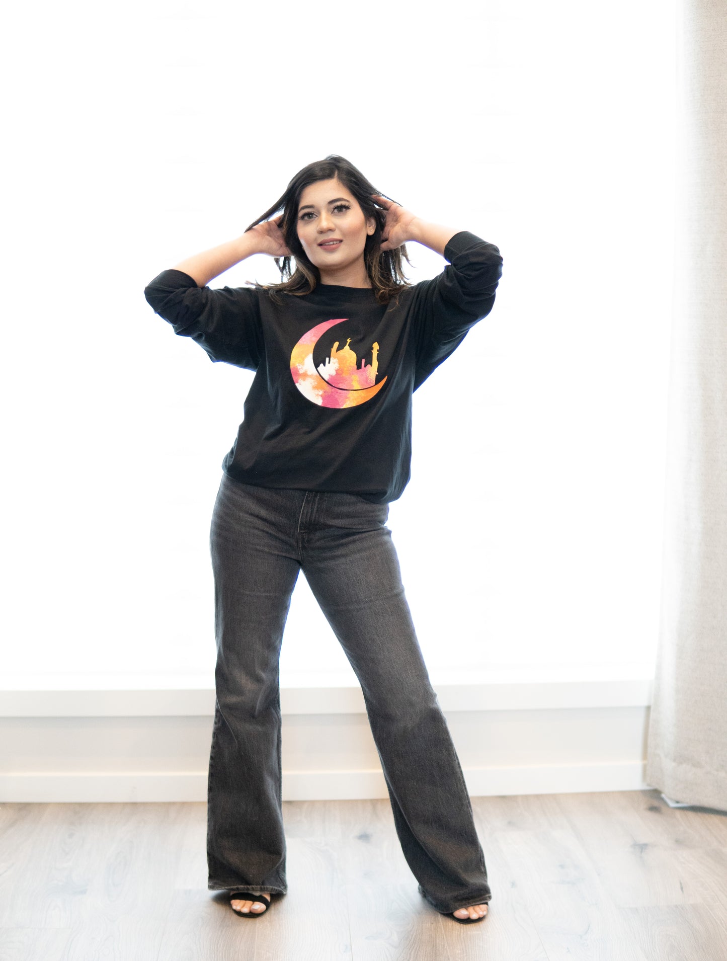 Unisex Cotton LS Tshirt - Chaand Art