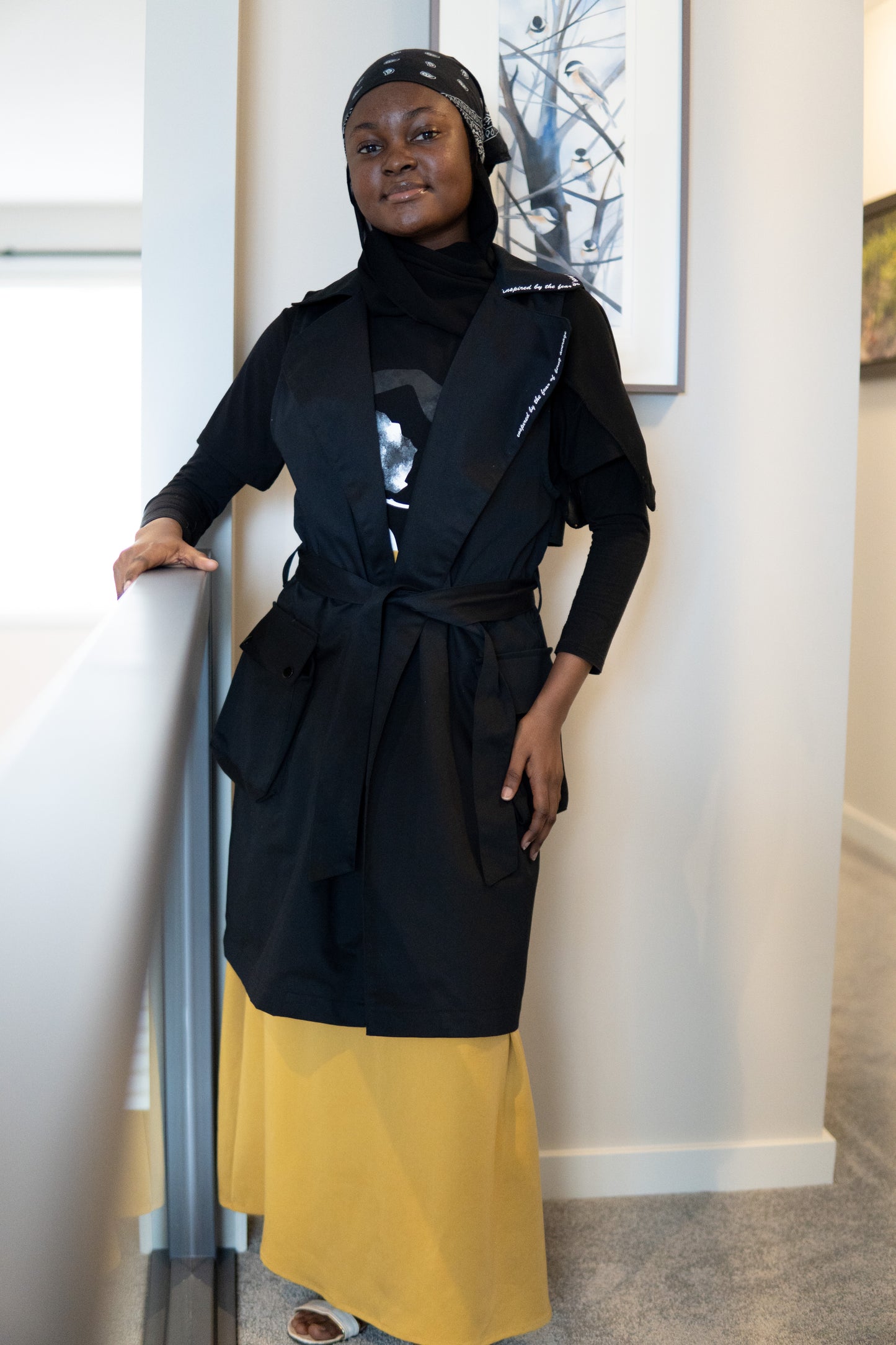 Zahra Vest - Black - SAMPLE