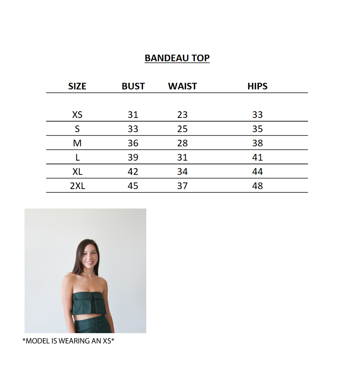 Bandeau Top - SAMPLE