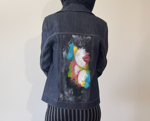 Azure Jean Jacket - Rachel Art