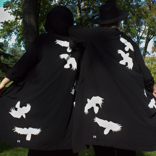 Aura Jacket - Bird Art Pine