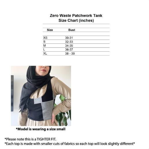 ZERO WASTE Patchwork Tank - Large