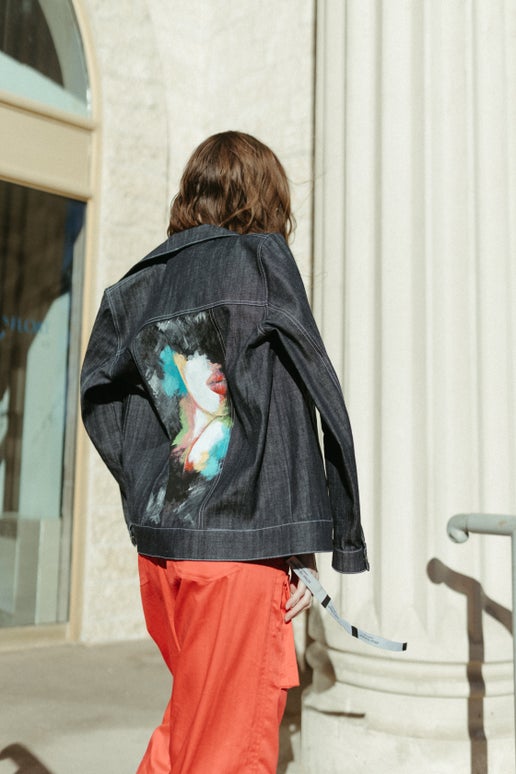 Azure Jean Jacket - Rachel Art