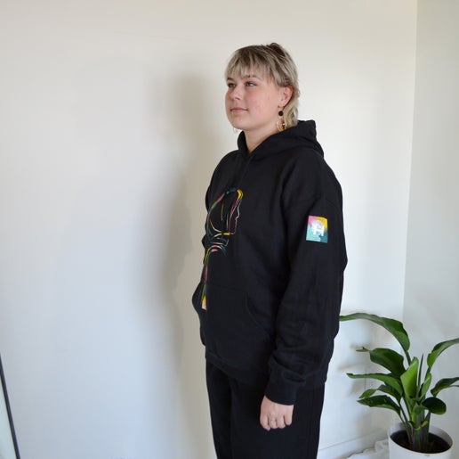 Unisex Cotton Hoodie - My Right My Choice Art