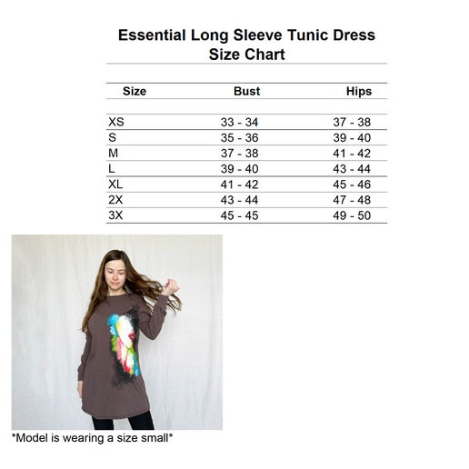 Essential LS Dress - Rachel Art