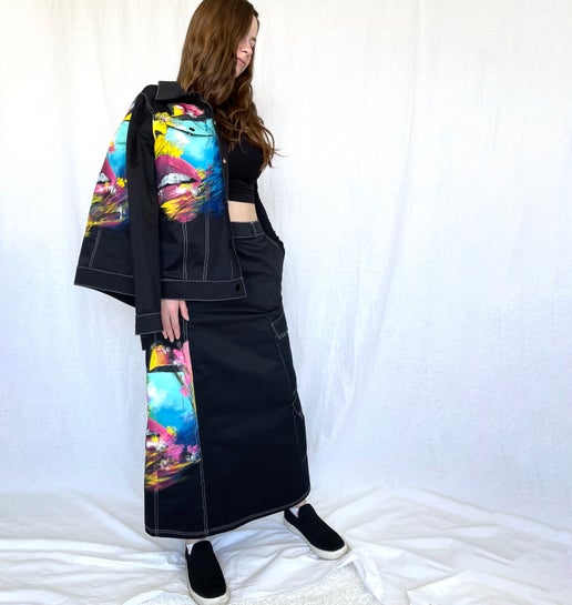 Urban Fly Front Skirt - SAMPLE