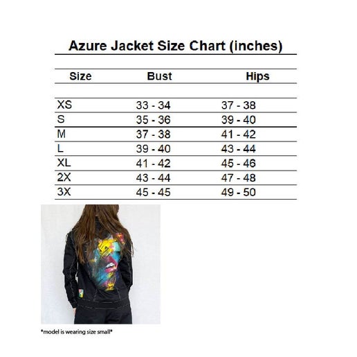 Azure Jean Jacket - Summer Art