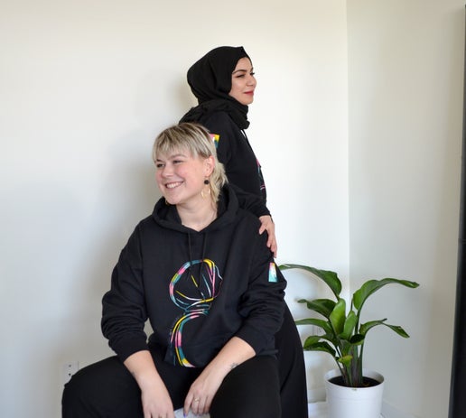 Unisex Cotton Hoodie - My Right My Choice Art