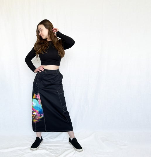 Urban Fly Front Skirt - SAMPLE