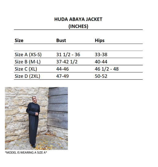 Huda Abaya Dress - SAMPLE
