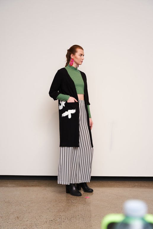 Aura Jacket - Bird Art Pine