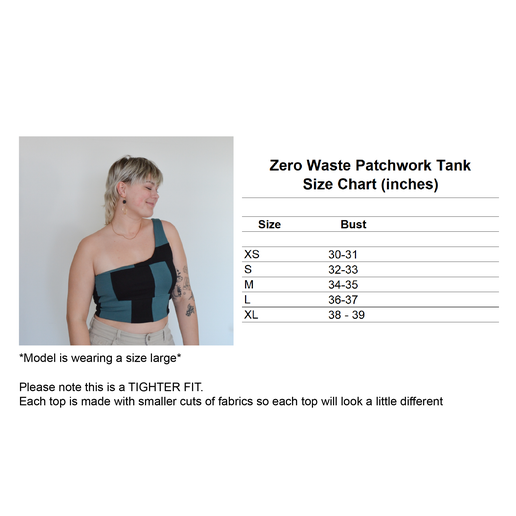 ZERO WASTE Patchwork Tank - Small