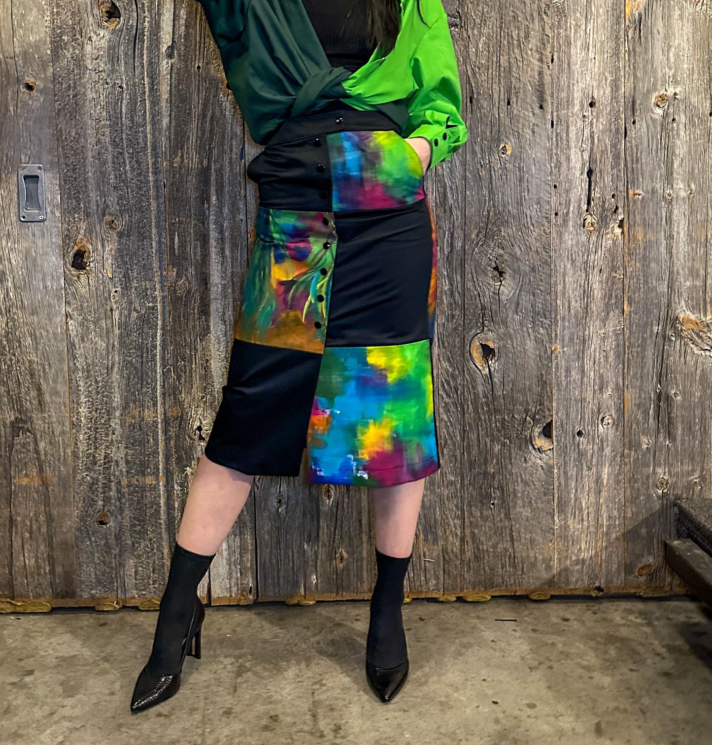 Saturn Midi Skirt - SAMPLE