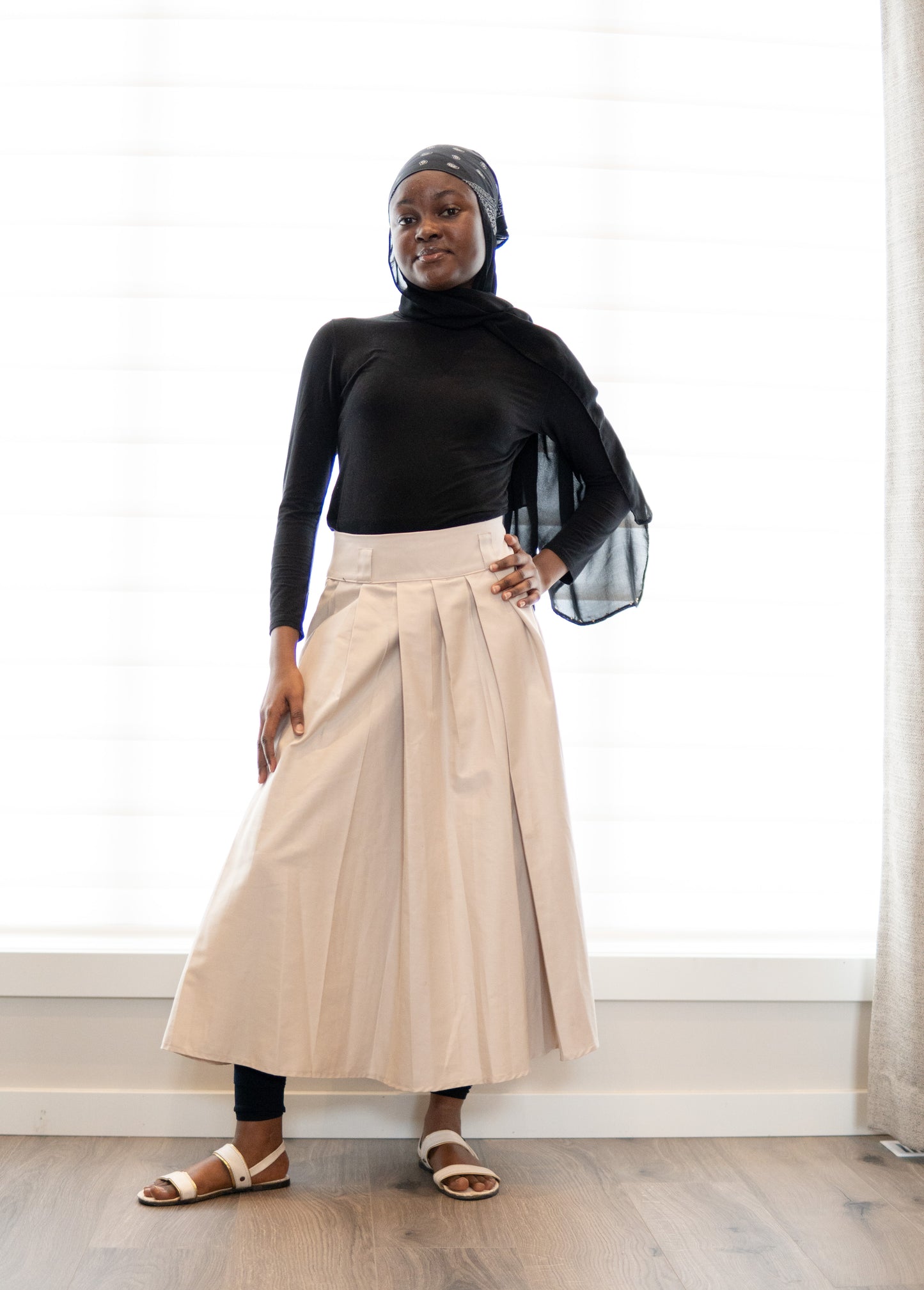 Dania Pleated Skirt