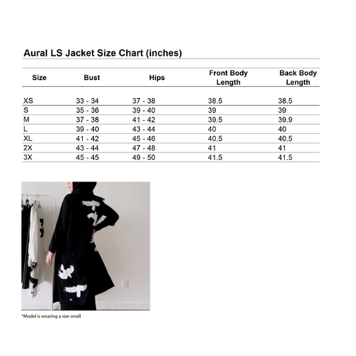 Aura Jacket - Bird Art Pine