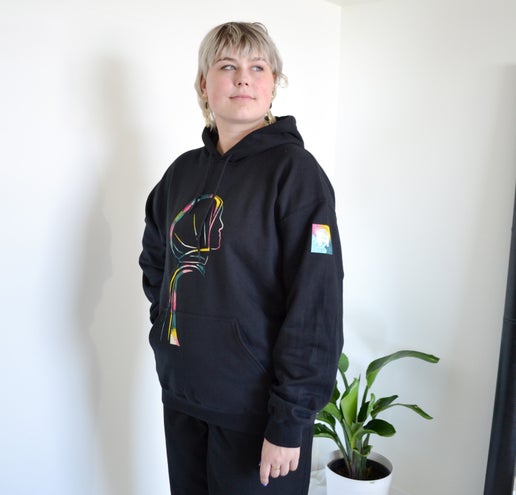 Unisex Cotton Hoodie - My Right My Choice Art